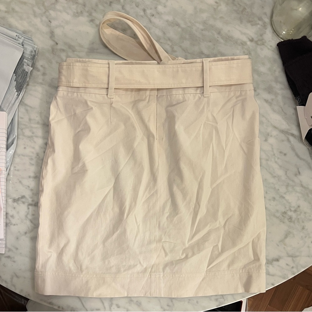 Gucci ivory/white belted bamboo skirt - Picture 10 of 13